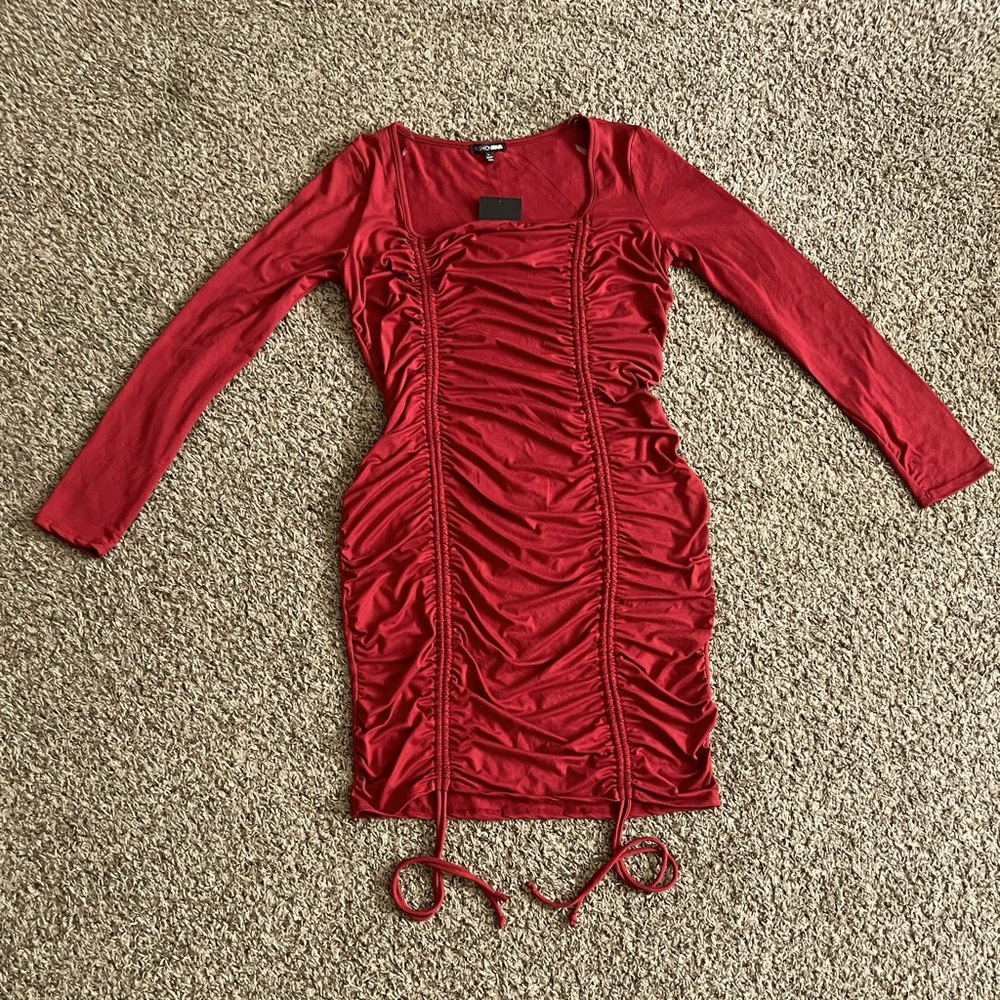 Red Fashion Nova bodycon dress